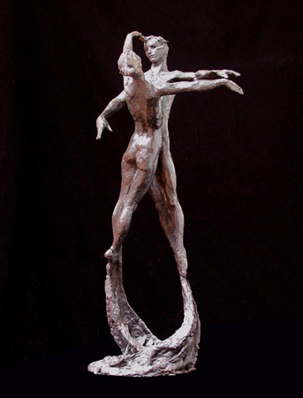 Duet - Bronze sculpture by Barry Johnston