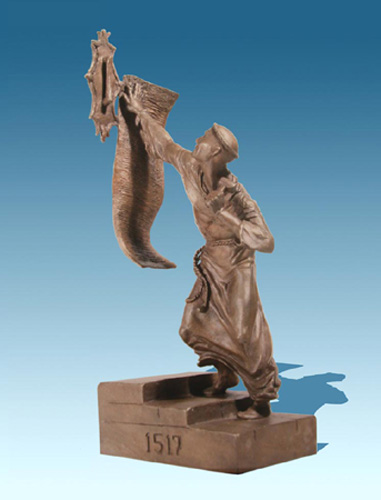 Martin Luther Award - Bronze sculpture by Barry Johnston