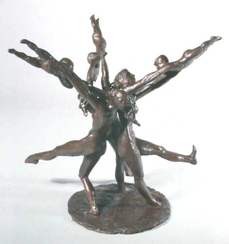 Starburst - Bronze sculpture by Barry Johnston