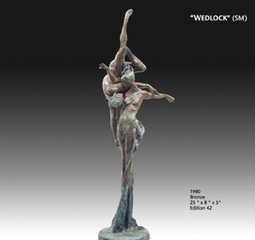 Wedlock - Bronze sculpture by Barry Johnston